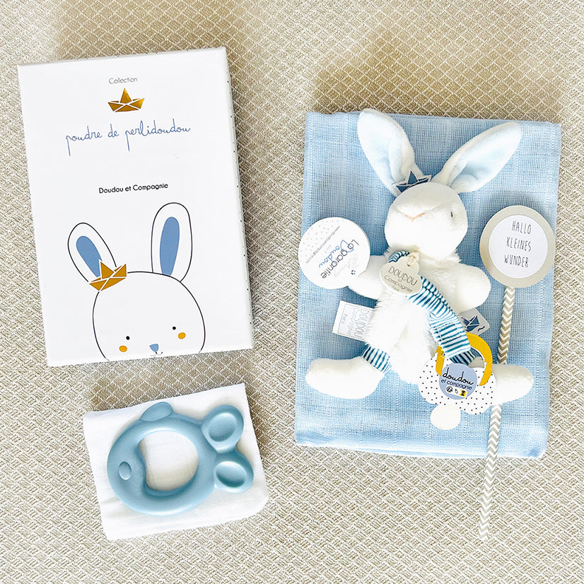 moments Windelgeschenk Häschen Matrose, blau zur Geburt