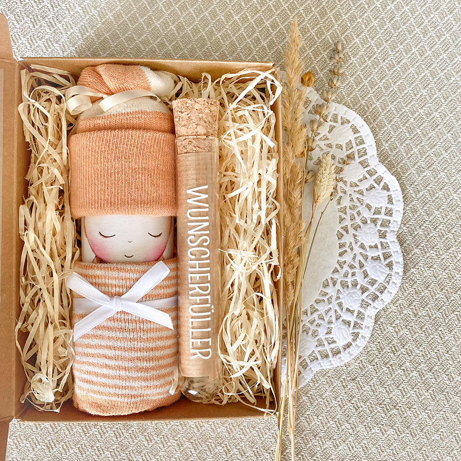 moments Windelbaby Geschenkbox zur Geburt mit Wunscherfüller, Geldgeschenk