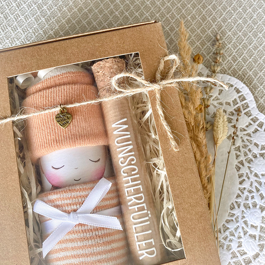moments Windelbaby Geschenkbox zur Geburt mit Wunscherfüller, Geldgeschenk
