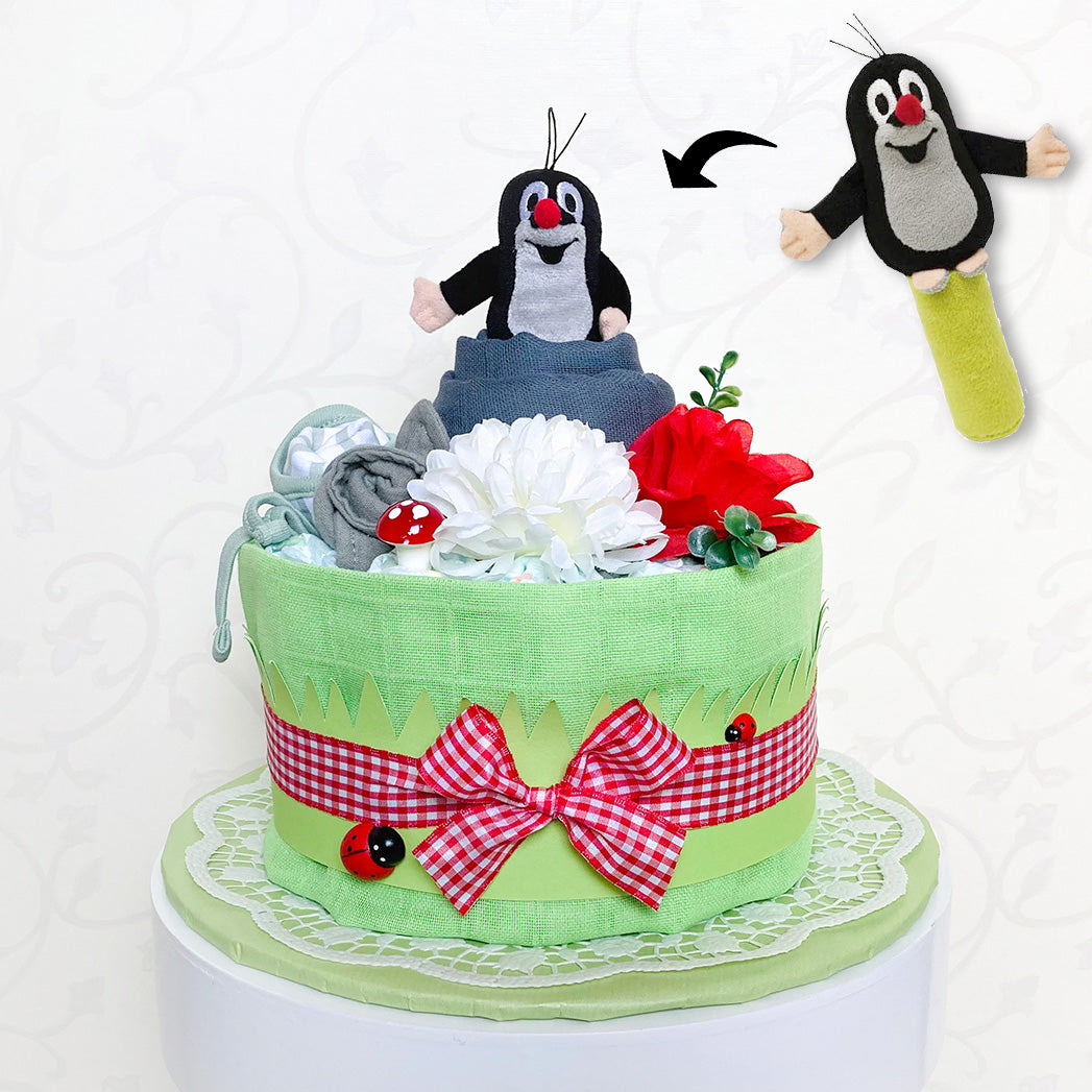 moments Windeltorte kleiner Maulwurf zur Geburt