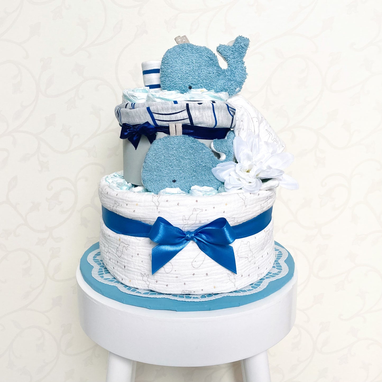 moments Windeltorte Wal zur Geburt