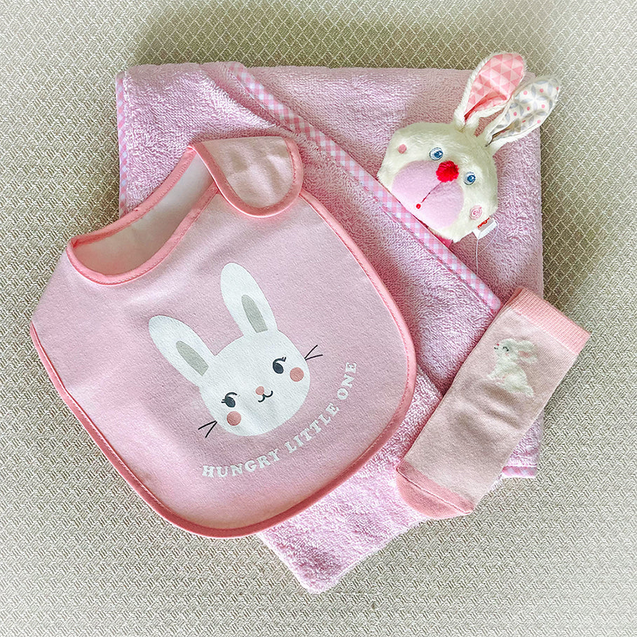 moments Windeltorte Hase rosa zur Geburt