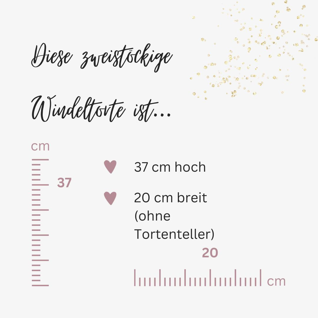 moments Windeltorte Möwe maritim zur Geburt