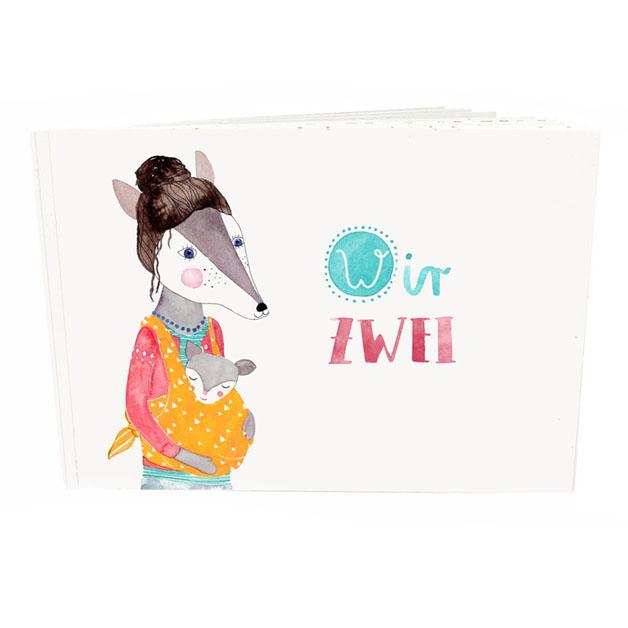 Frau Ottilie Babytagebuch Wir zwei