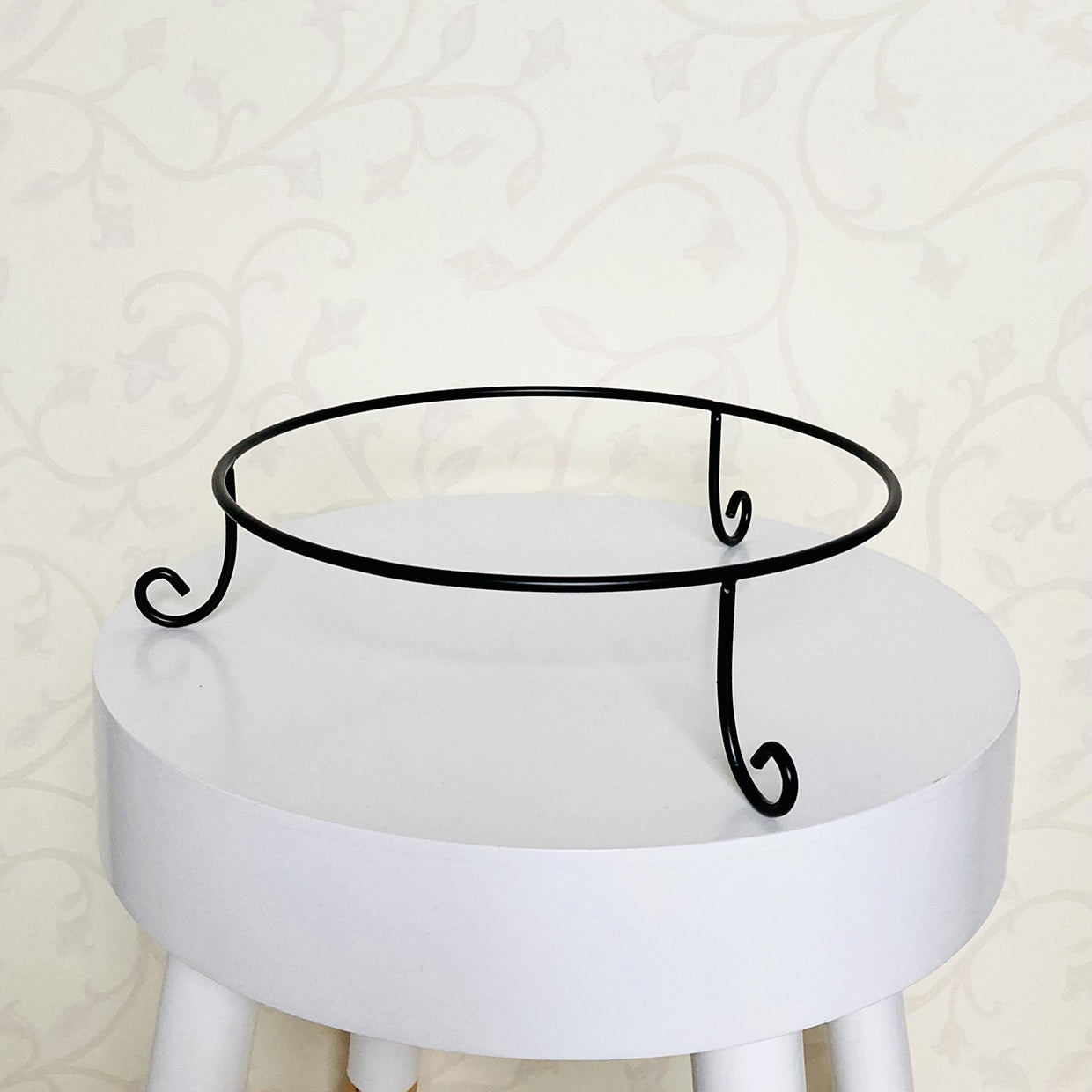 Belly Bowl Sockel / Ständer aus Metall rund, Ø 21 cm