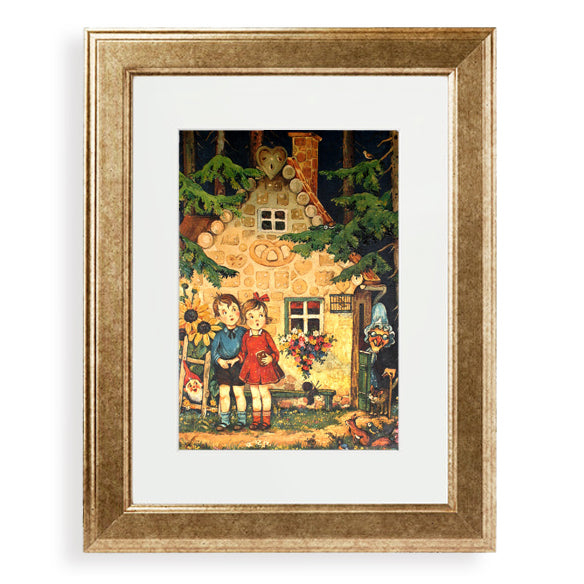Hänsel & Gretel - Fineart Druck DIN A4