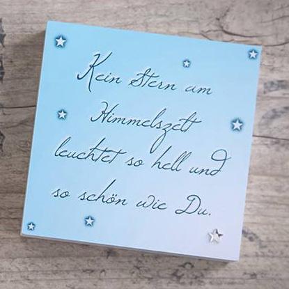 Holz-Fotoblock 2er Set Sternenkind