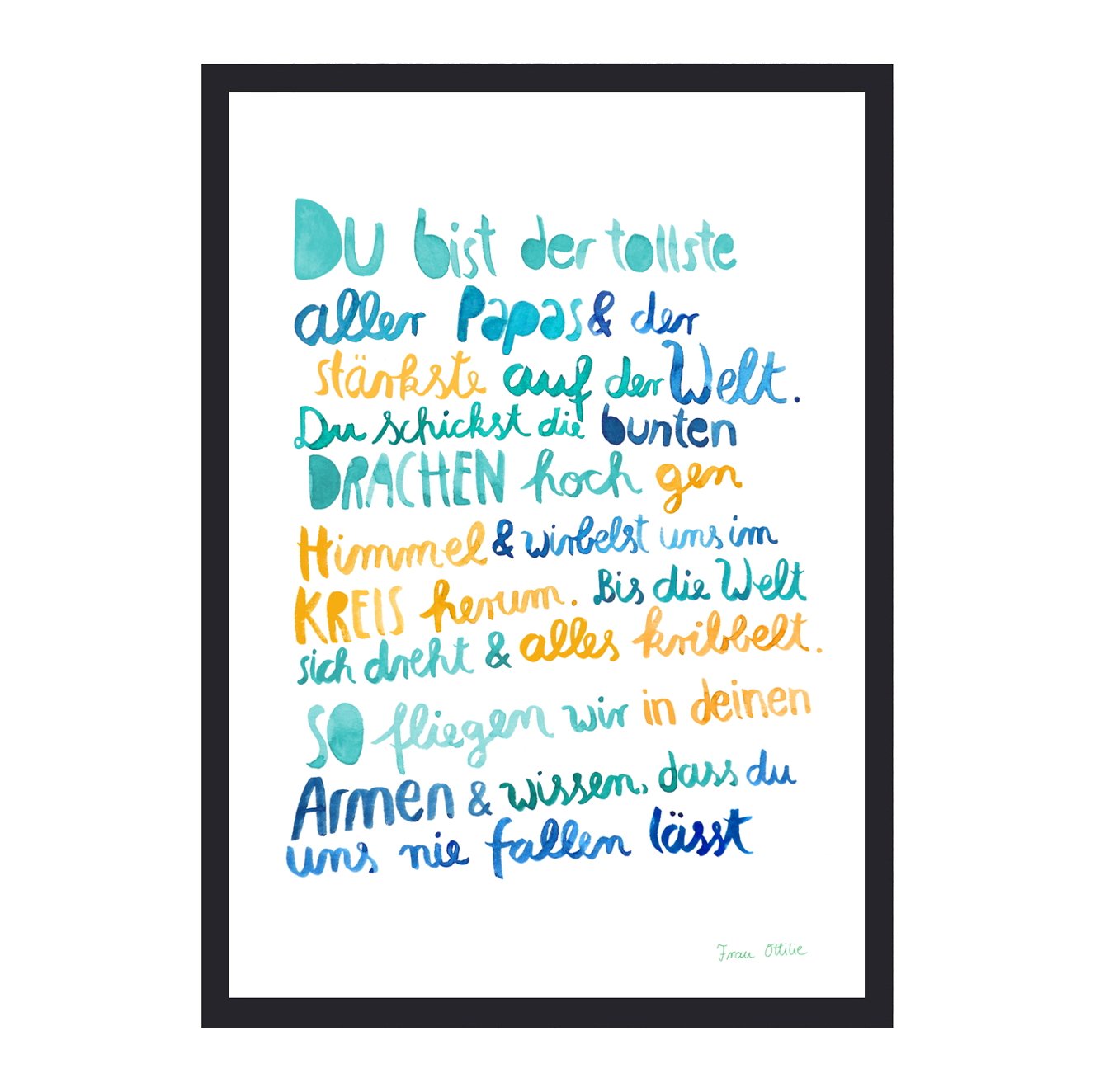 Frau Ottilie Print A4 Papa