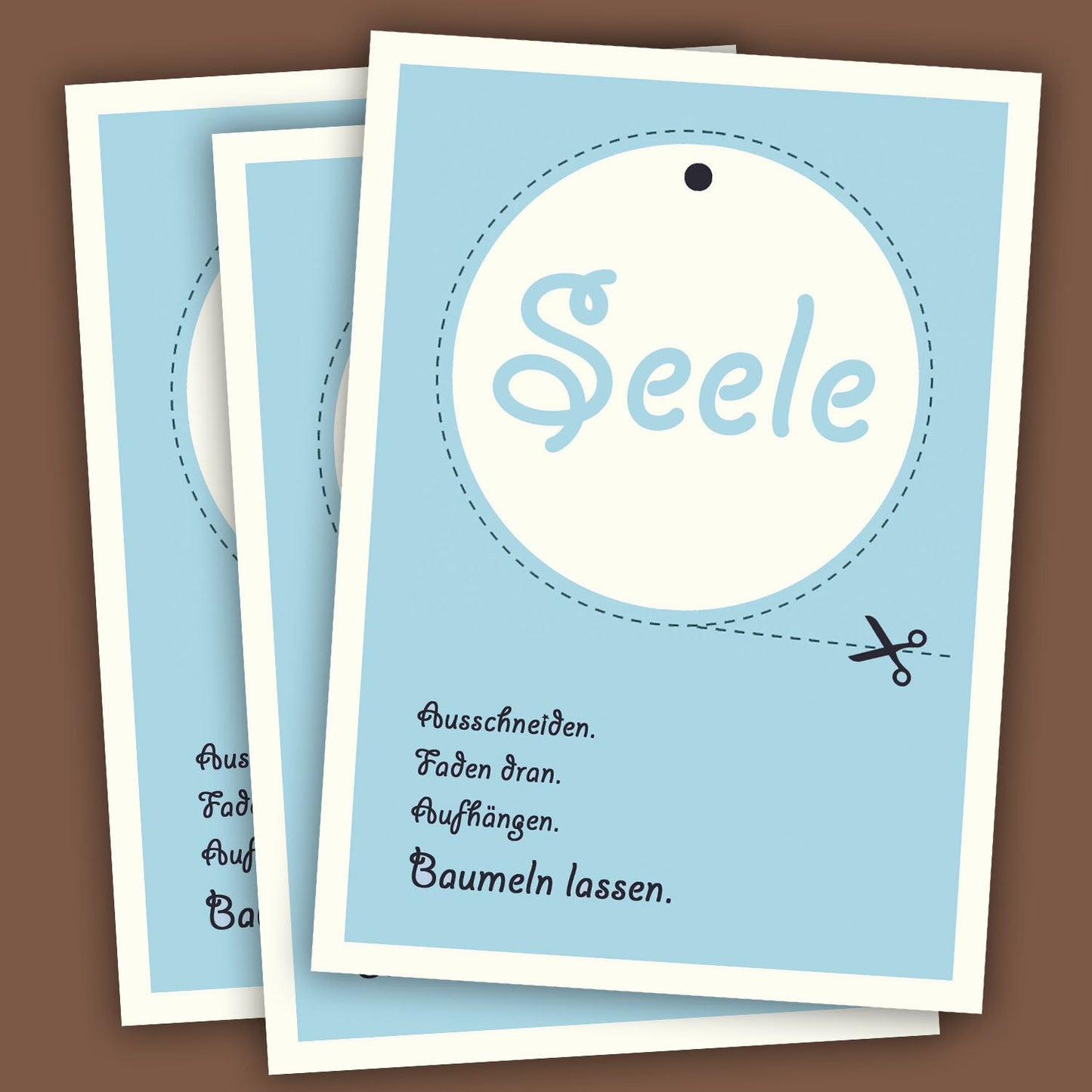 Postkarte "Seele baumeln lassen"