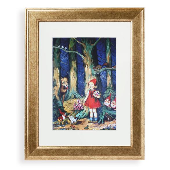 Rotkäppchen Fineart Druck DIN A4