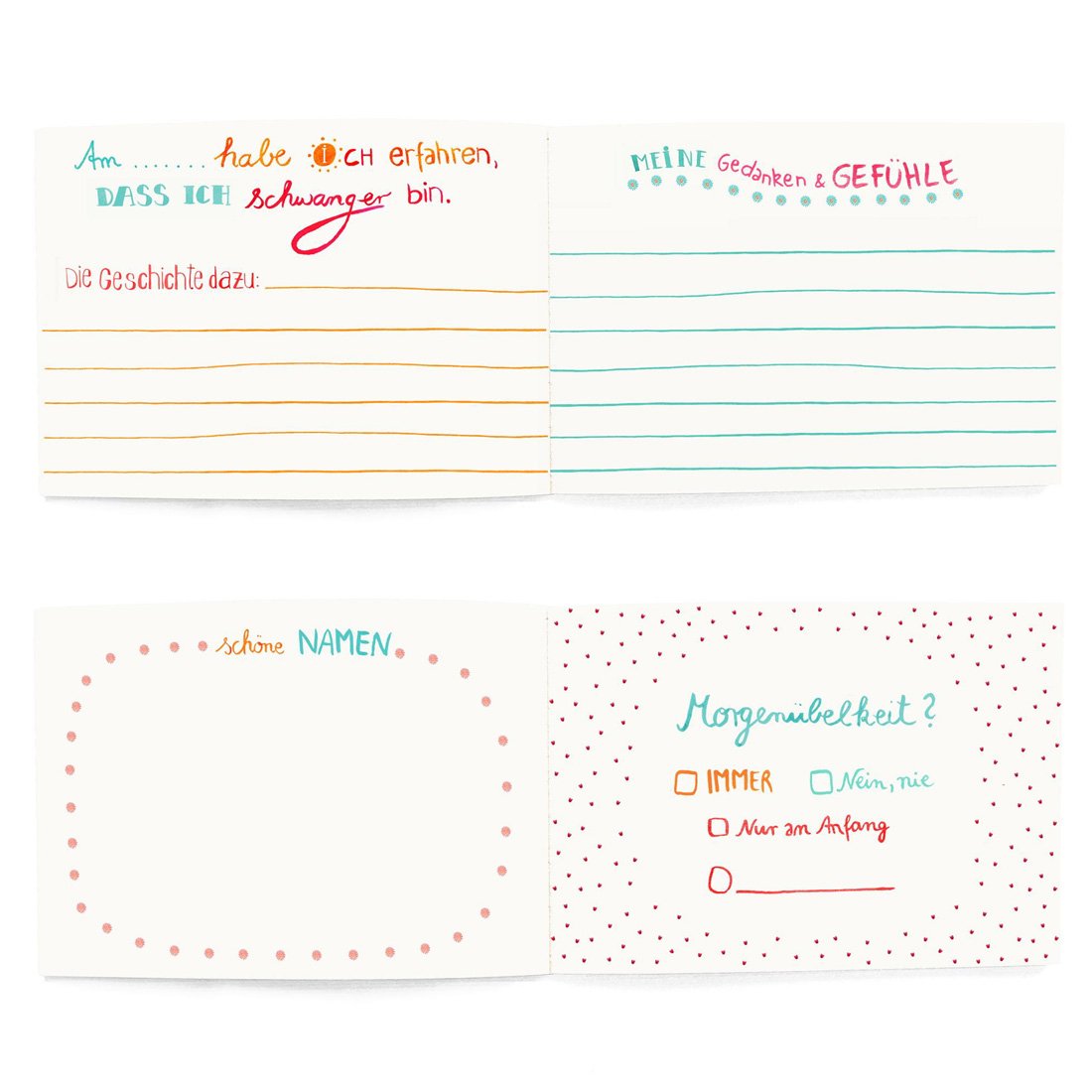 Frau Ottilie Buch Schwangerschaftsbuch Du und Ich