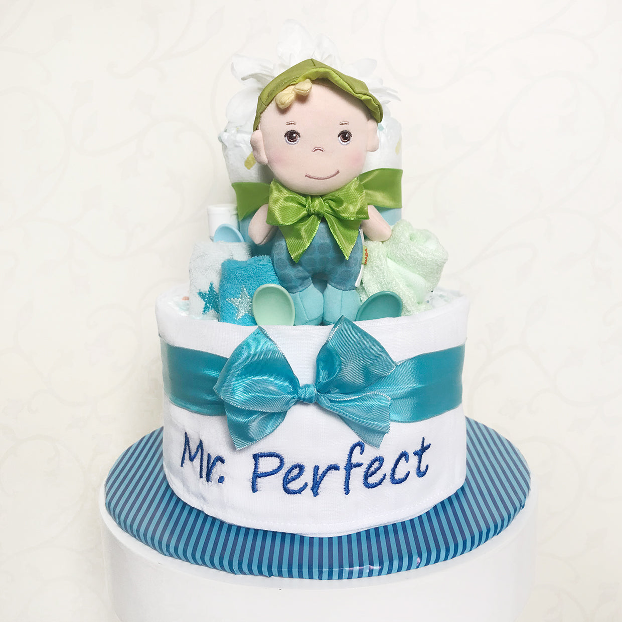 moments Windeltorte zur Geburt "Mr. Perfect"