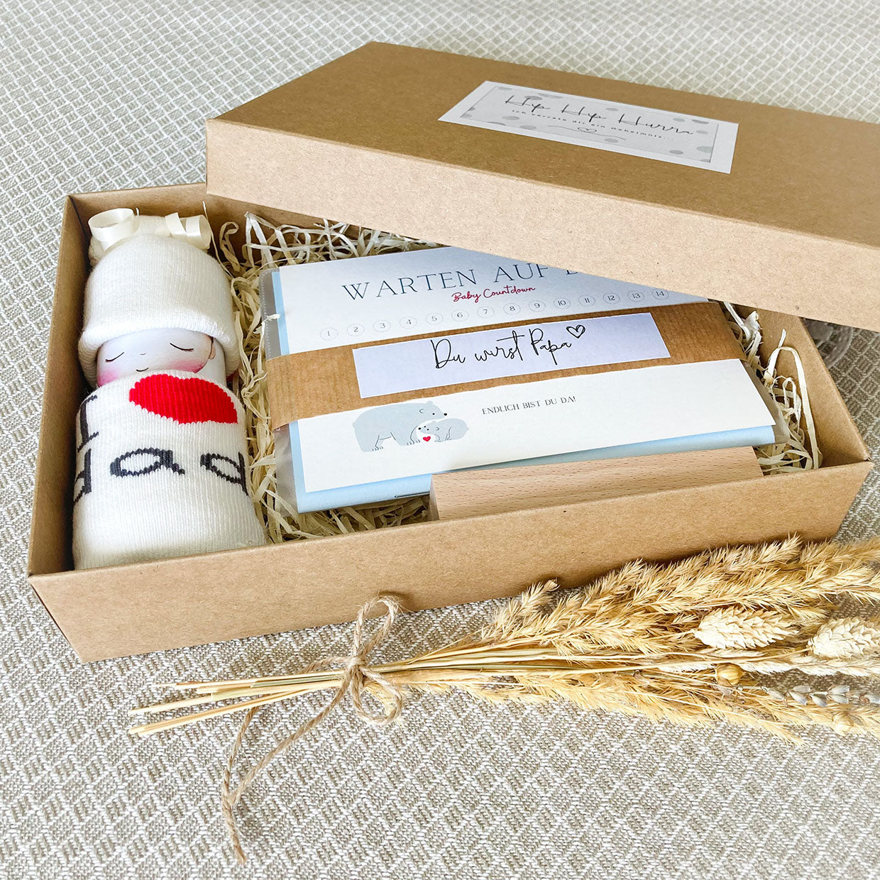 moments Windelbaby Geschenkbox für den werdenden Papa - Schwangerschaft verkünden: Du wirst Papa