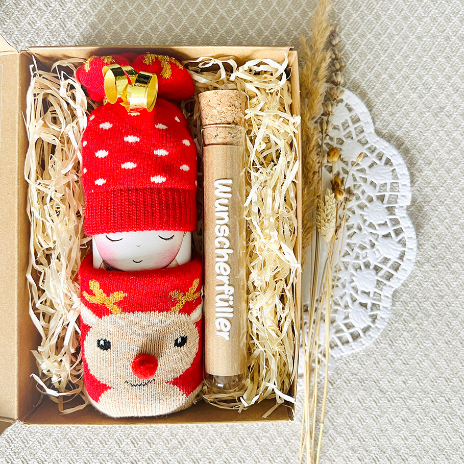 moments Windelbaby Geschenkbox zu Weihnachten mit Wunscherfüller
