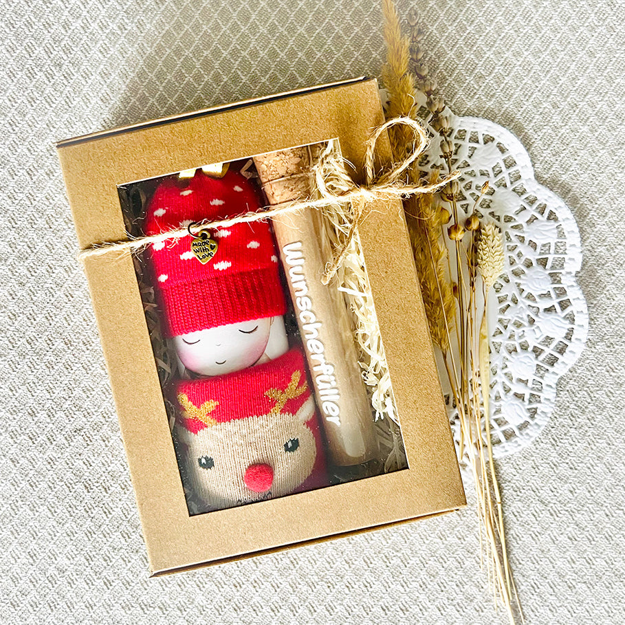 moments Windelbaby Geschenkbox zu Weihnachten mit Wunscherfüller