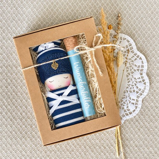moments Windelbaby Geschenkbox zur Geburt mit Wunscherfüller, Geldgeschenk
