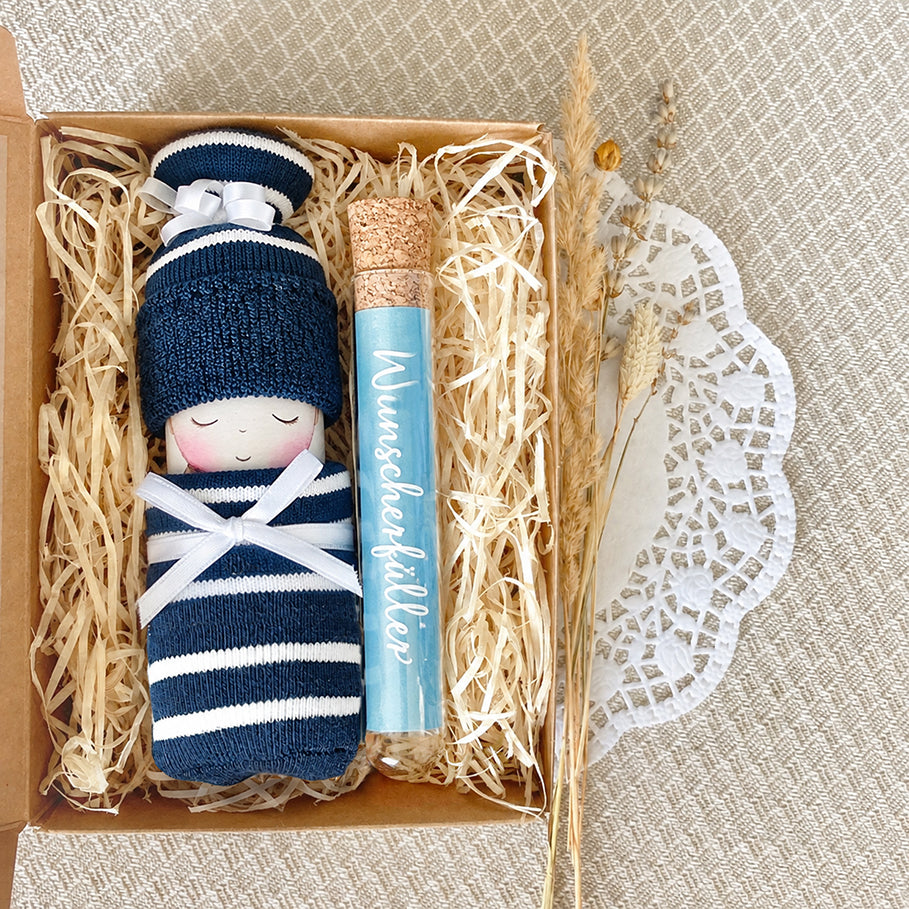 moments Windelbaby Geschenkbox zur Geburt mit Wunscherfüller, Geldgeschenk