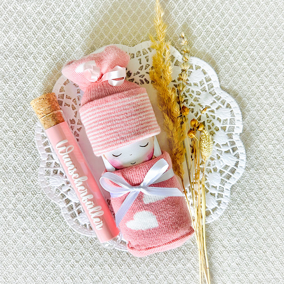 moments Windelbaby Geschenkbox zur Geburt mit Wunscherfüller, Geldgeschenk