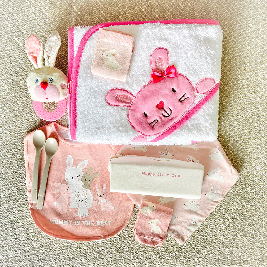 moments Windelgeschenk Hase Happy Little One zur Geburt