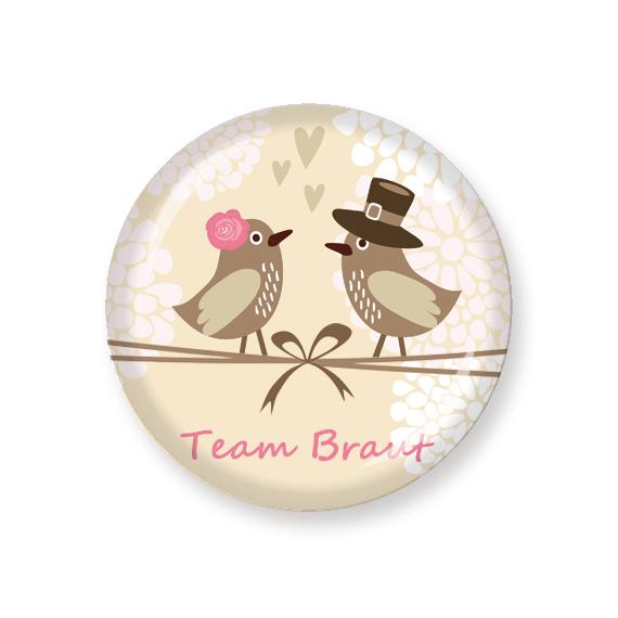 Button "Team Braut" 3,2 cm